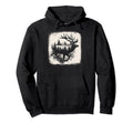 Elk Hunters Womens Mens Western Hunting Hoodie - Unique Graphic Men Women - T-Shirt, Sweatshirt, Hoodie