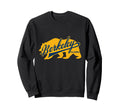 Berkeley Typography Inside Bear Sweatshirt - Fun Novelty Design for Adults - T-Shirt, Sweatshirt, Hoodie