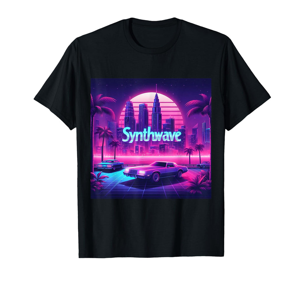 Aesthetic Synthwave Lover 80S 90S T-Shirt - Casual Everyday Wear Unisex - T-Shirt, Sweatshirt, Hoodie