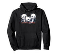 Happy Pandas Breath Mindfulness Compassion Hoodie - Graphic Print Unisex - T-Shirt, Sweatshirt, Hoodie