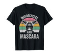 Motorcycles And Mascara Vibe T-Shirt - Minimalist Print for Adults - T-Shirt, Sweatshirt, Hoodie