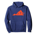 Hike Virginia State Outdoor Hiking Hoodie - Aesthetic Graphic Men Women - T-Shirt, Sweatshirt, Hoodie