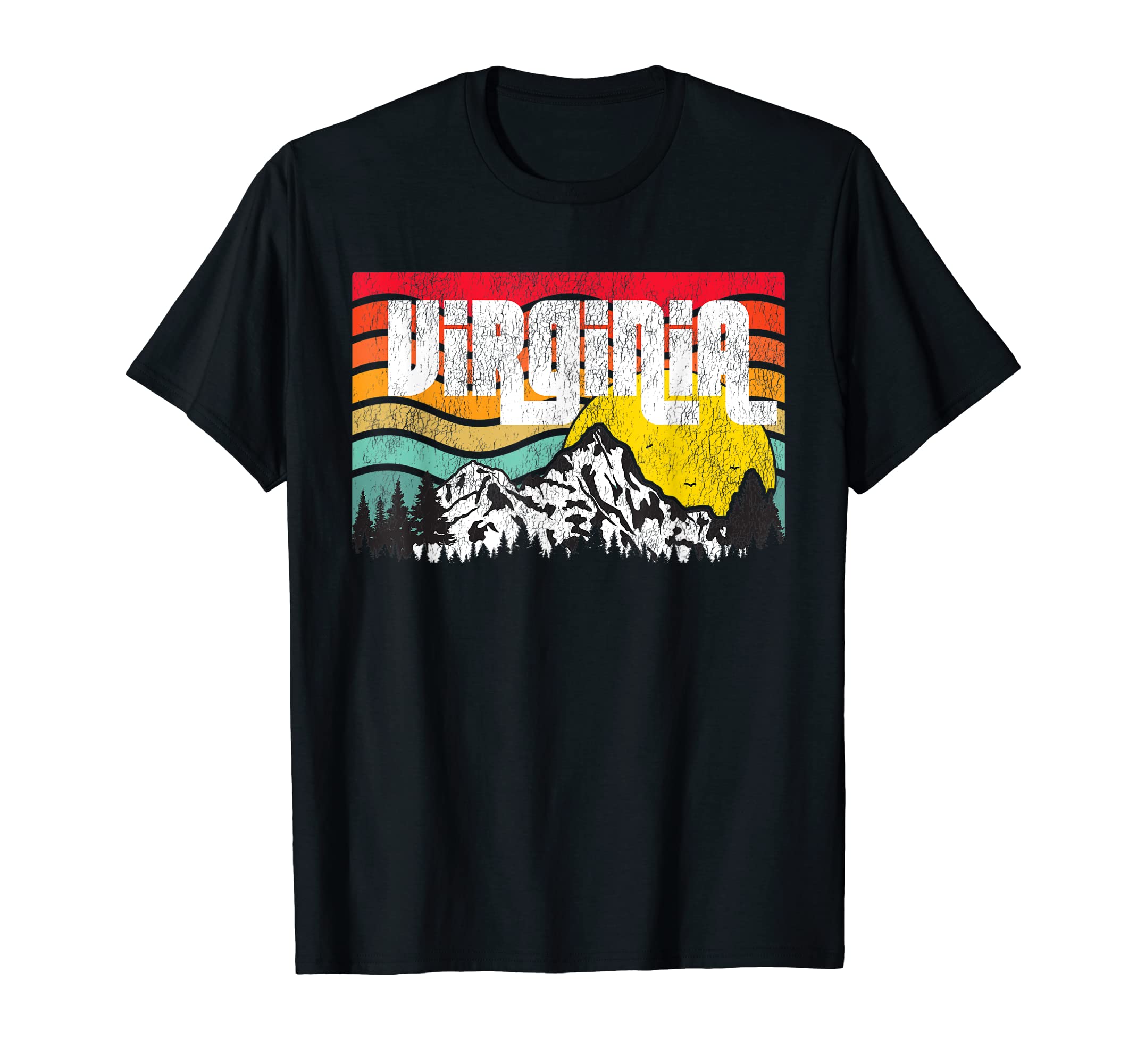 Virginia Mountains Blue Ridge Forests T-Shirt - Unique Graphic Men Women - T-Shirt, Sweatshirt, Hoodie