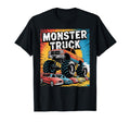 Monster Truck Crushing Cars Monster T-Shirt - Trendy Graphic for Adults - T-Shirt, Sweatshirt, Hoodie