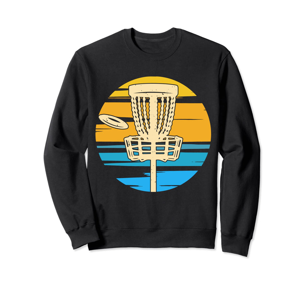 Disc Golf Frisbee Sunset Sweatshirt - Aesthetic Graphic Unisex - T-Shirt, Sweatshirt, Hoodie