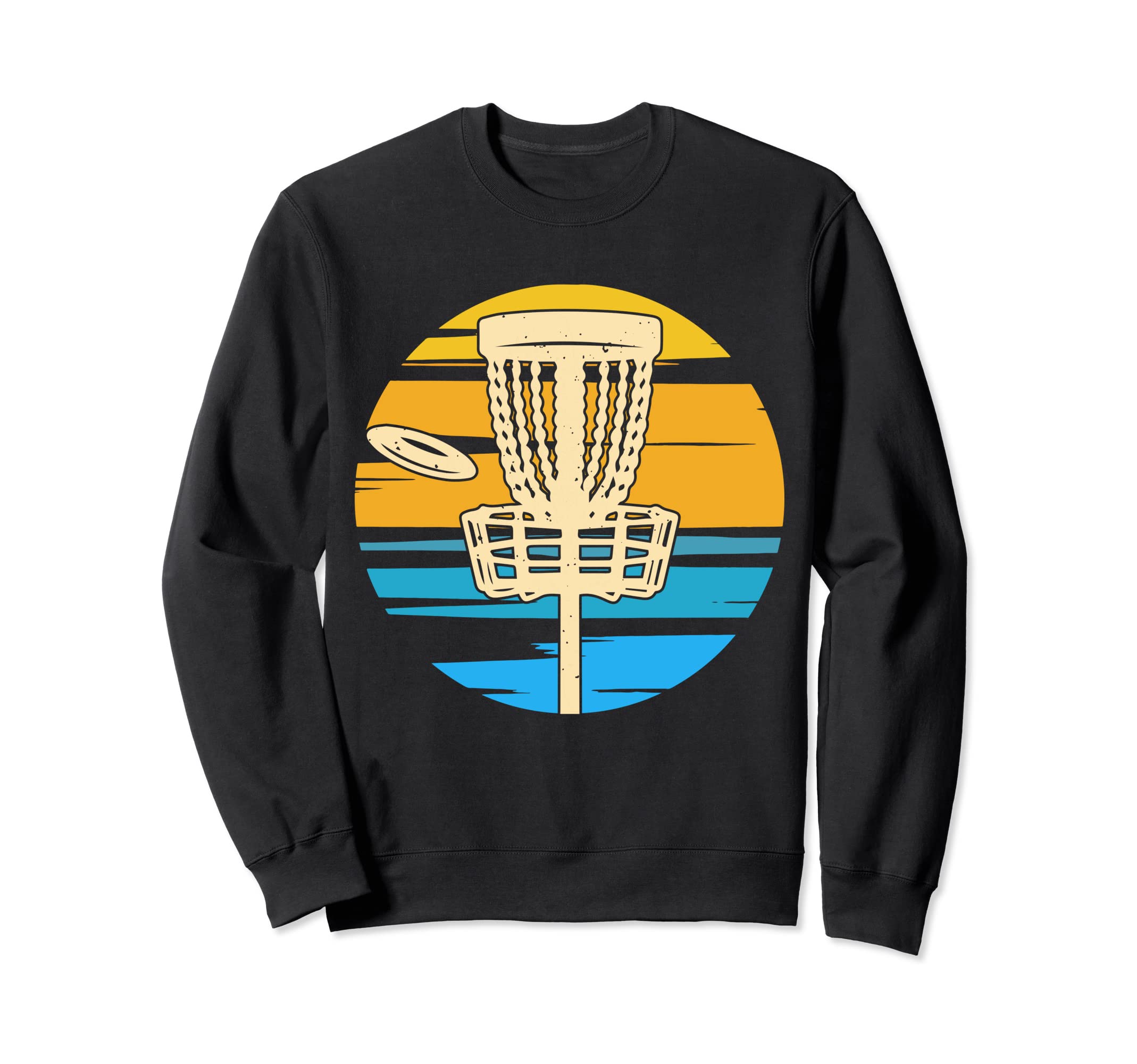 Disc Golf Frisbee Sunset Sweatshirt - Aesthetic Graphic Unisex - T-Shirt, Sweatshirt, Hoodie