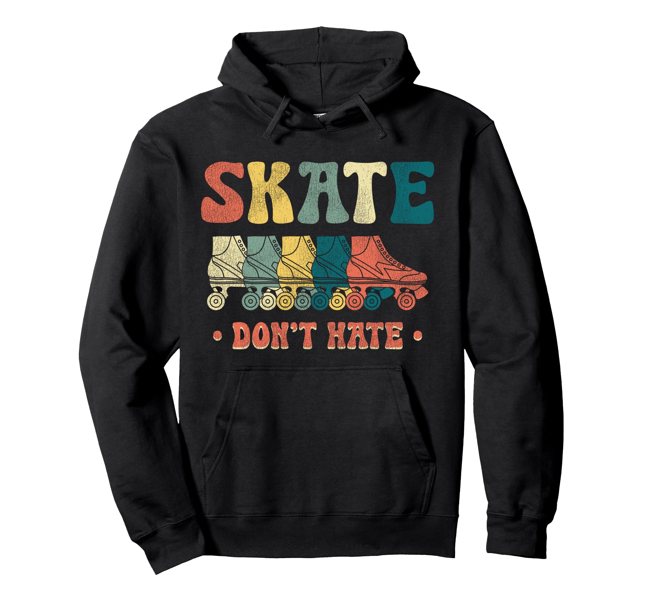 Roller Skating Skate 1970S Hoodie - Custom Art Print Unisex - T-Shirt, Sweatshirt, Hoodie