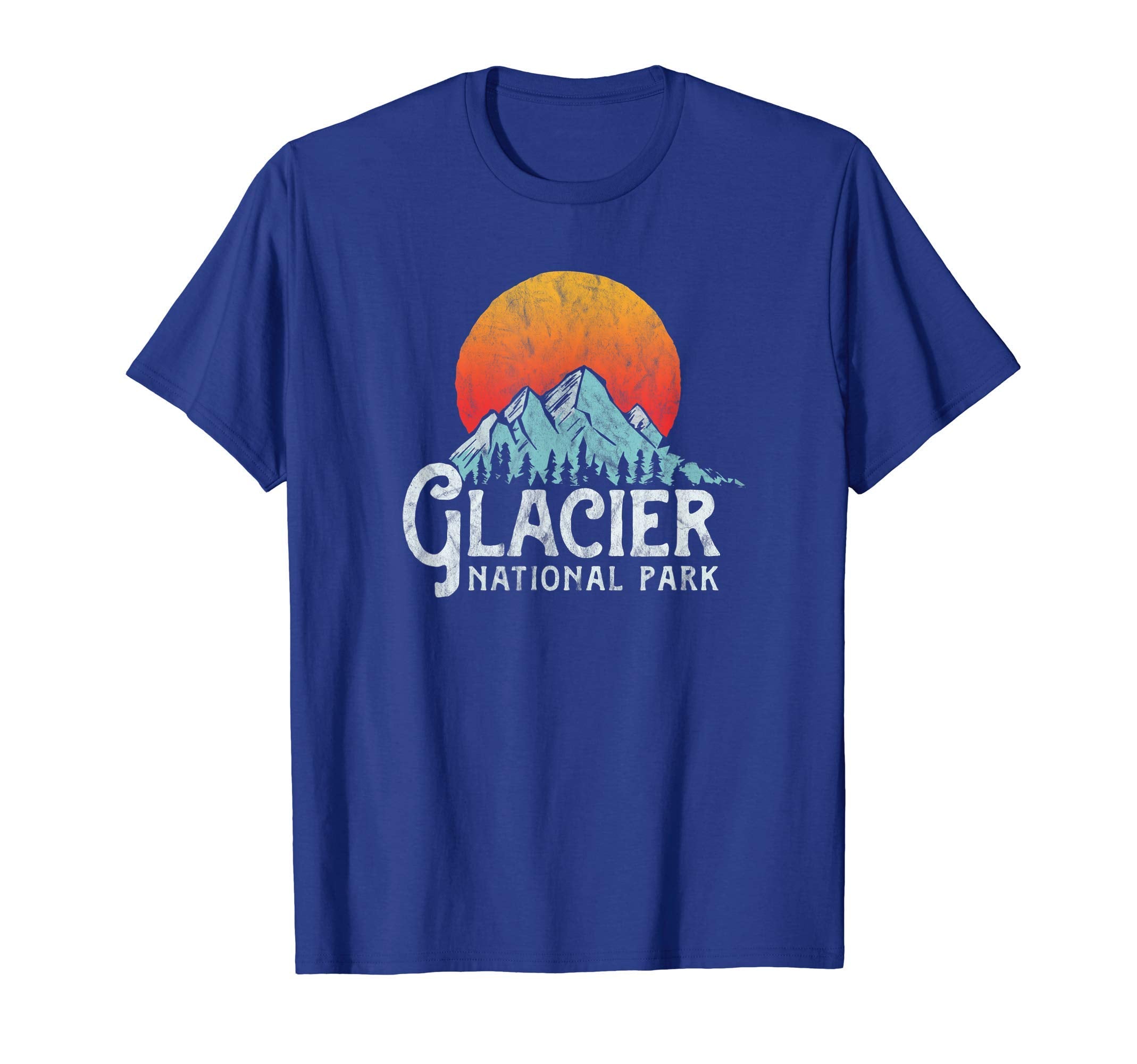 Glacier National Park Montana Mountains T-Shirt - Unique Graphic Men Women - T-Shirt, Sweatshirt, Hoodie
