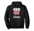 Ceo Overthinking Everything Funny Brain Hoodie - Graphic Print Unisex - T-Shirt, Sweatshirt, Hoodie
