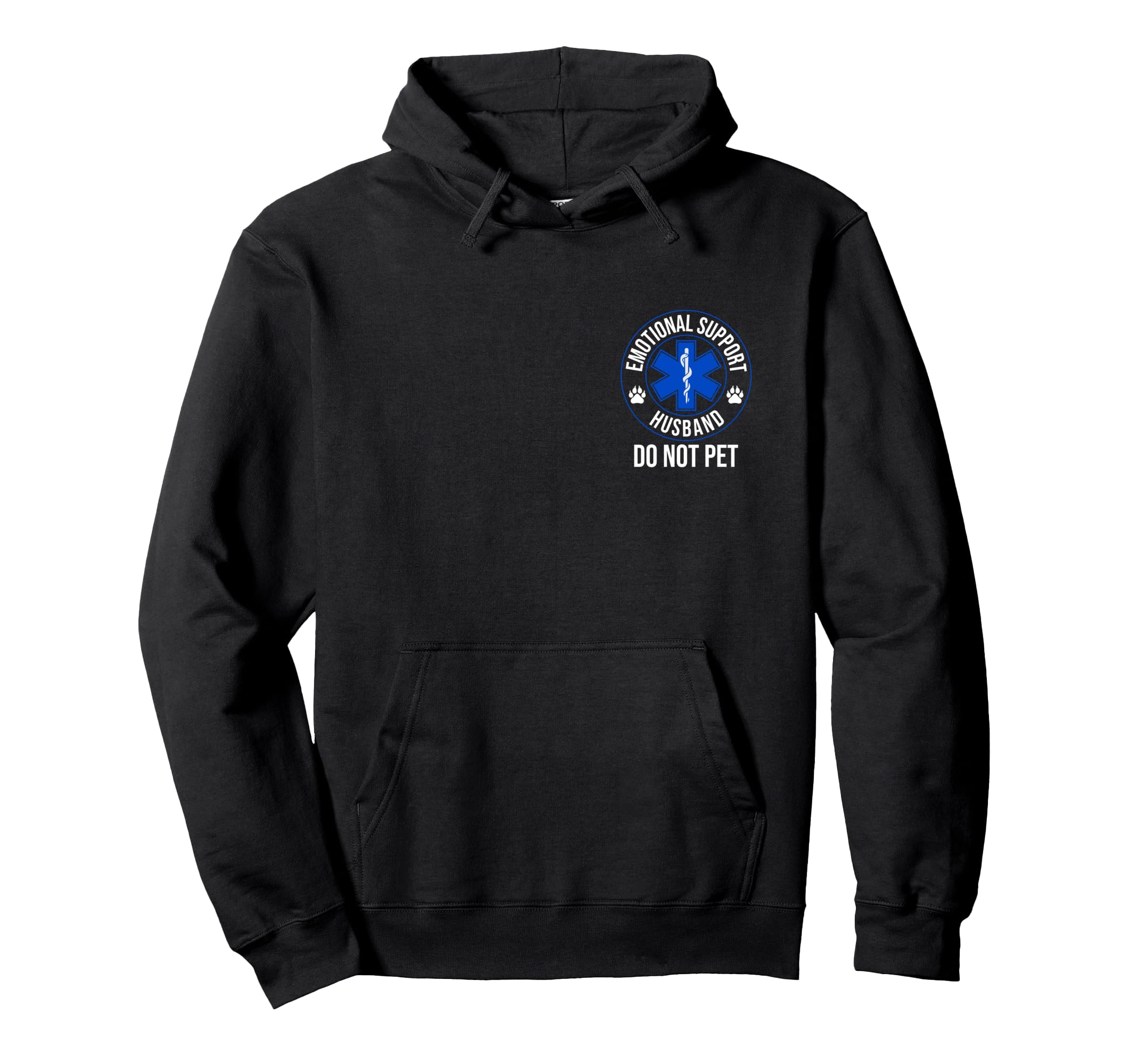 Funny Emotional Support Husband Do Not Hoodie - Aesthetic Graphic Unisex - T-Shirt, Sweatshirt, Hoodie