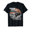 1966 66 Nova Silhouette Muscle Car T-Shirt - Fun Novelty Design for Adults - T-Shirt, Sweatshirt, Hoodie