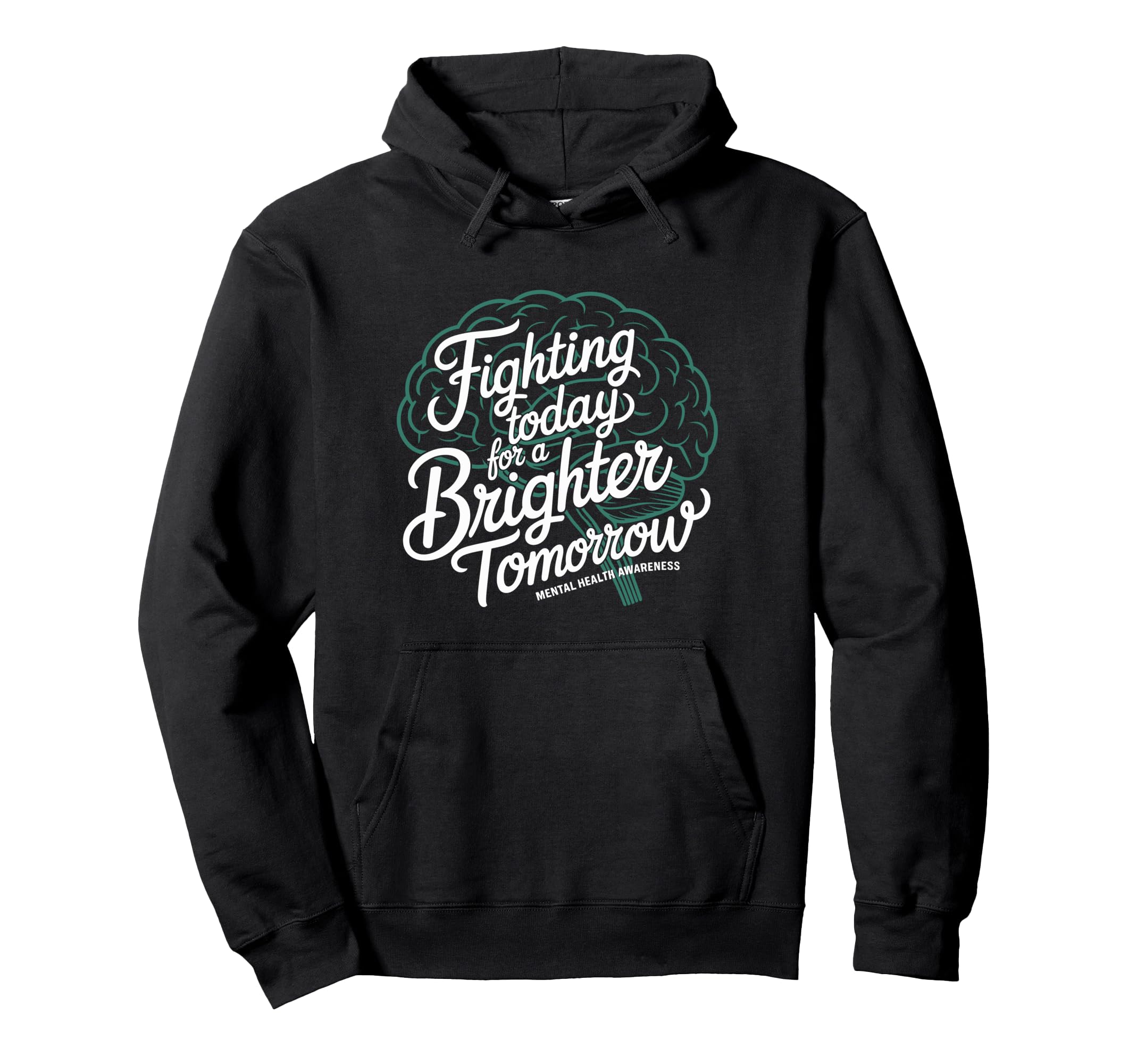 Mental Health Awareness Month Green Ribbon T-Shirt - Graphic Print Unisex - T-Shirt, Sweatshirt, Hoodie