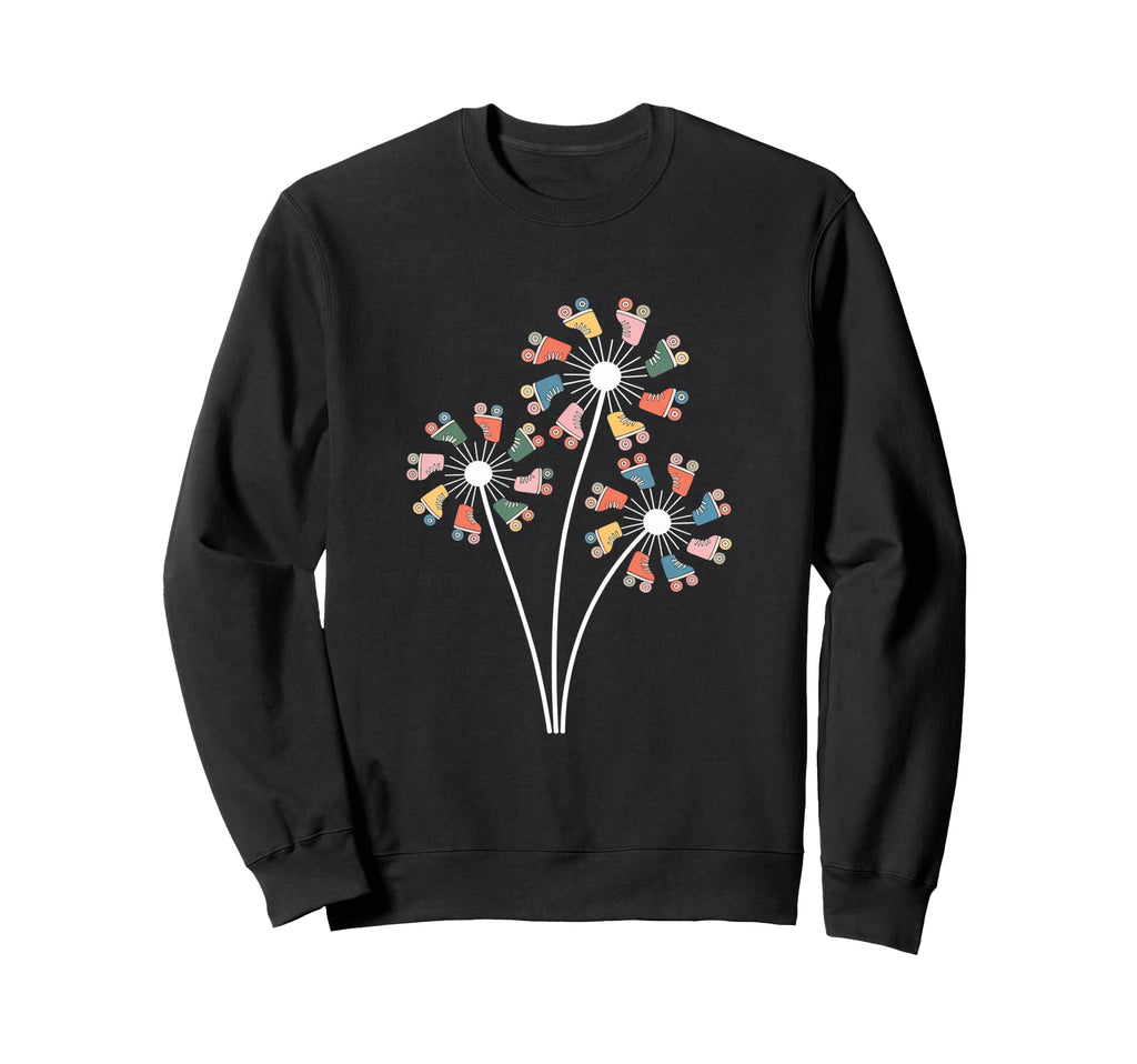 Dandelion Roller Skate Shoes Skater Sweatshirt - Aesthetic Graphic Unisex - T-Shirt, Sweatshirt, Hoodie