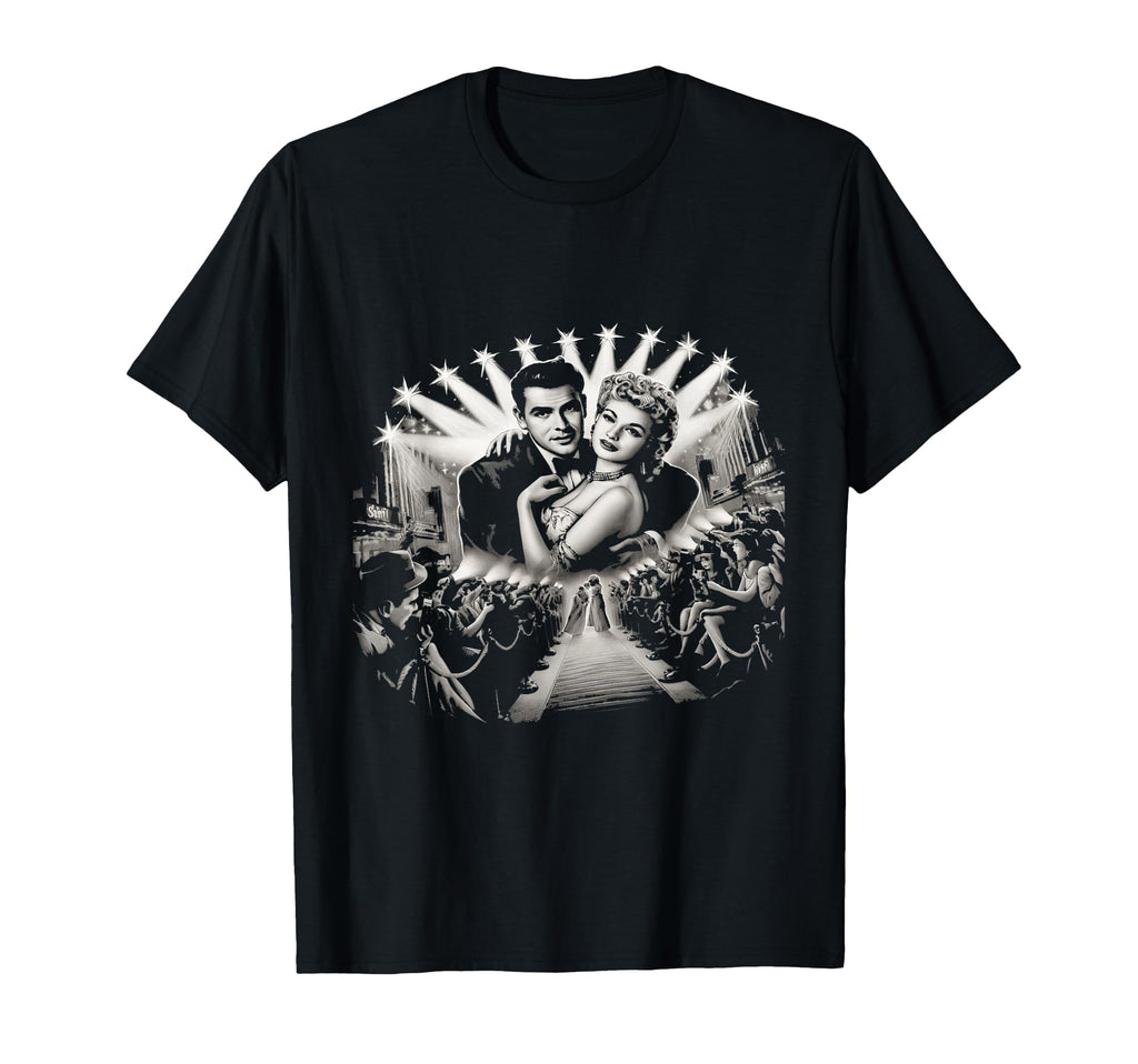 Black And White Glamour Hollywood T-Shirt - Novelty Apparel Unisex - T-Shirt, Sweatshirt, Hoodie