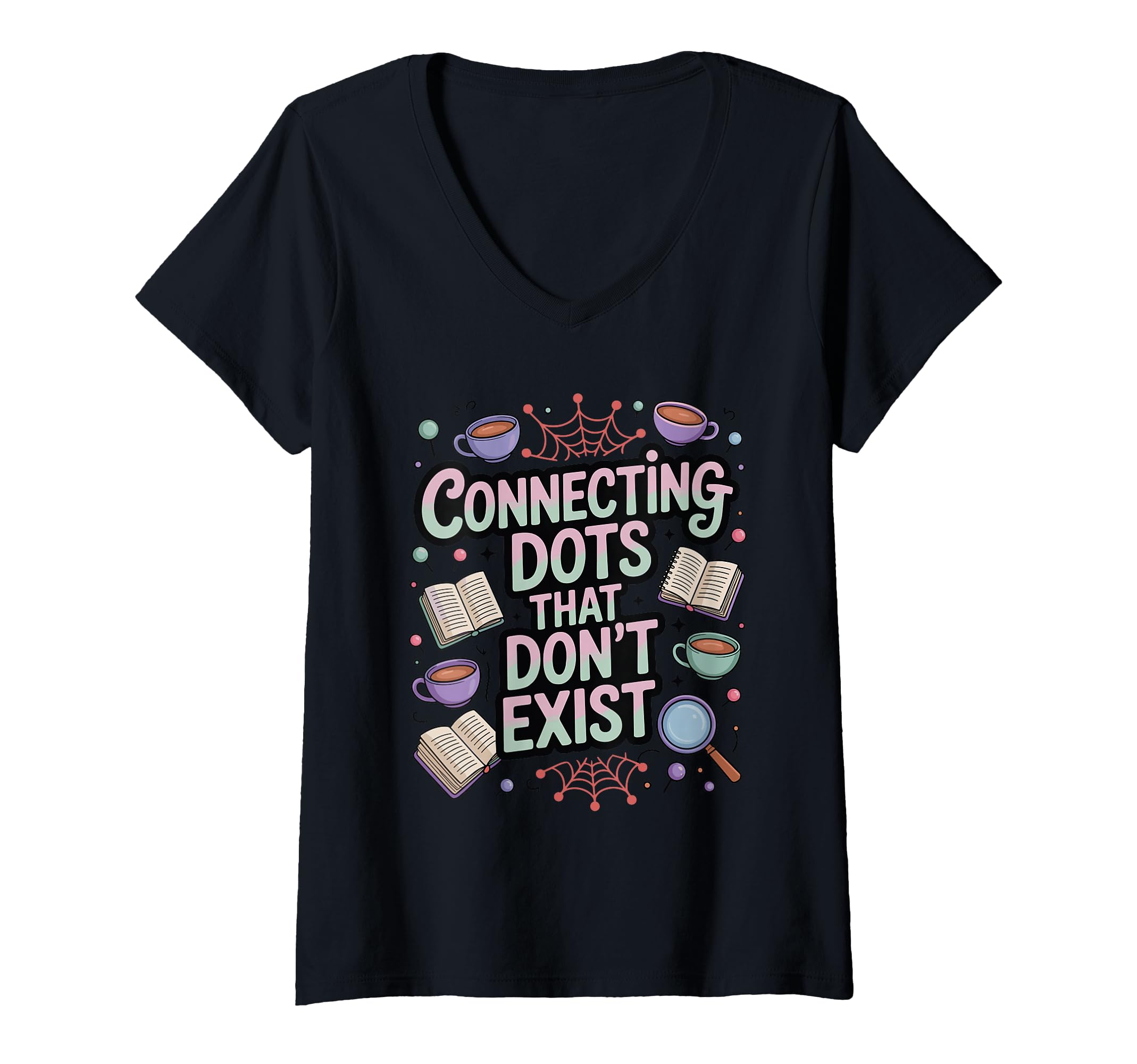 Womens Connecting Dots That Dont T-Shirt - Custom Art Print Men Women - T-Shirt, Sweatshirt, Hoodie