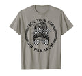 Run Your Car Not Your Mouth Messy Bun T-Shirt - Novelty Apparel for Adults - T-Shirt, Sweatshirt, Hoodie