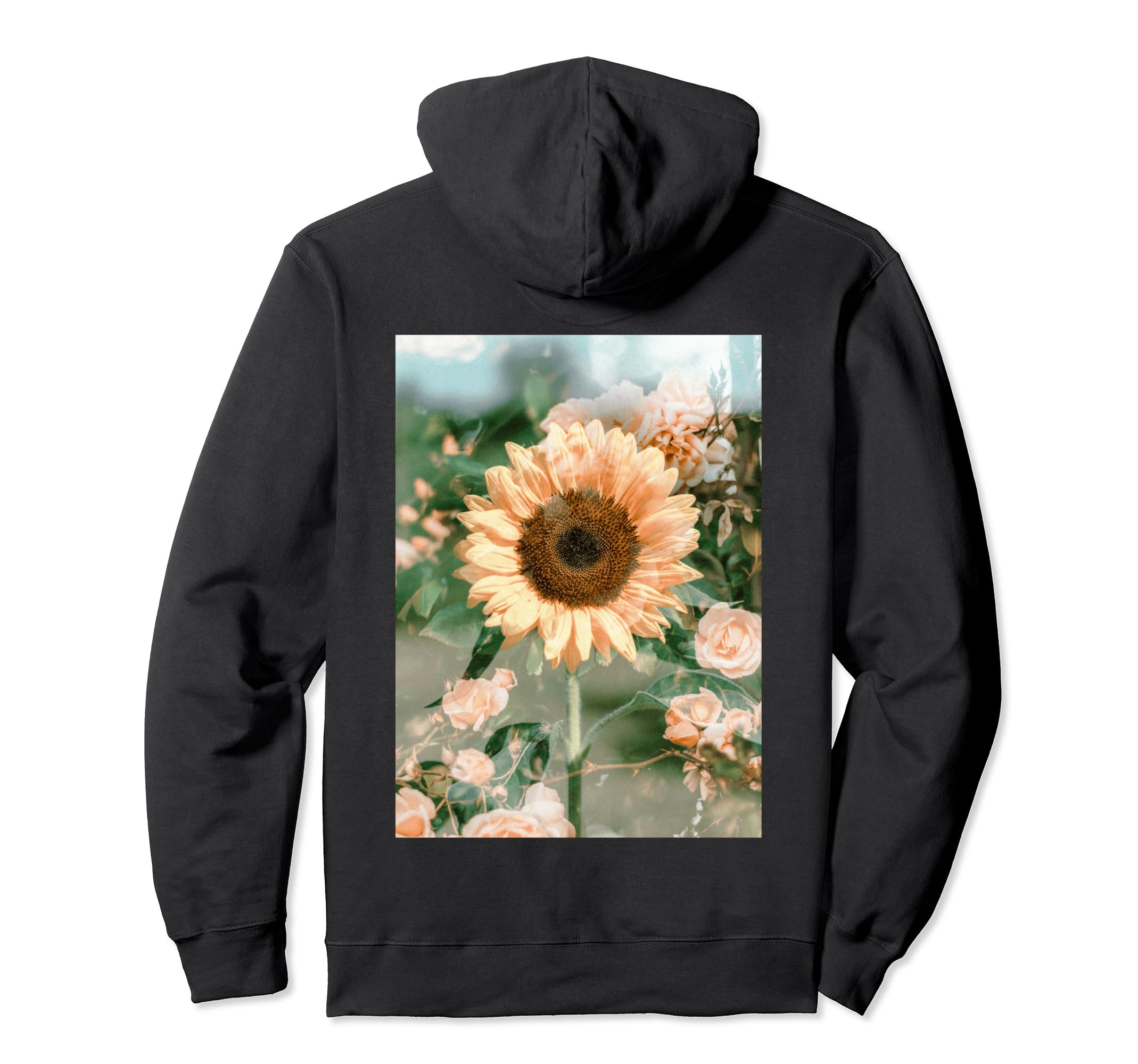 Aesthetic Floral Flower Sunflower Art Hoodie - Graphic Print Unisex - T-Shirt, Sweatshirt, Hoodie