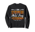 I Am Stronger Than Any Storm Sweatshirt - Novelty Apparel for Adults - T-Shirt, Sweatshirt, Hoodie