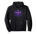 Mystic Amethyst Crystals Dark Roses Hoodie - Trendy Graphic Men Women - T-Shirt, Sweatshirt, Hoodie