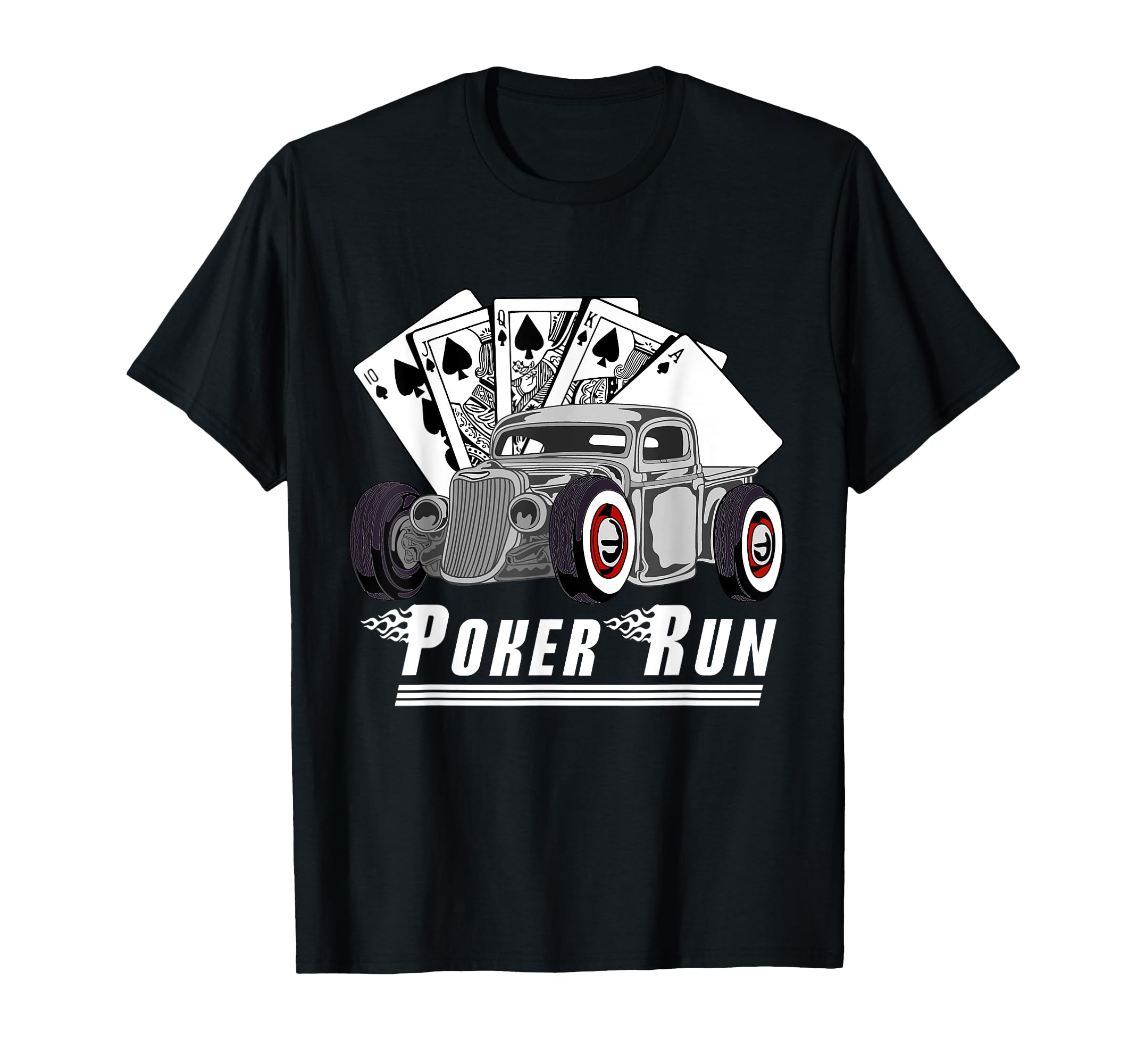 Rat Rod Poker Run Car Show Hot Rod T-Shirt - Streetwear Style Men Women - T-Shirt, Sweatshirt, Hoodie
