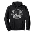 Life Free Ride Free Biker Hoodie - Casual Everyday Wear for Adults - T-Shirt, Sweatshirt, Hoodie