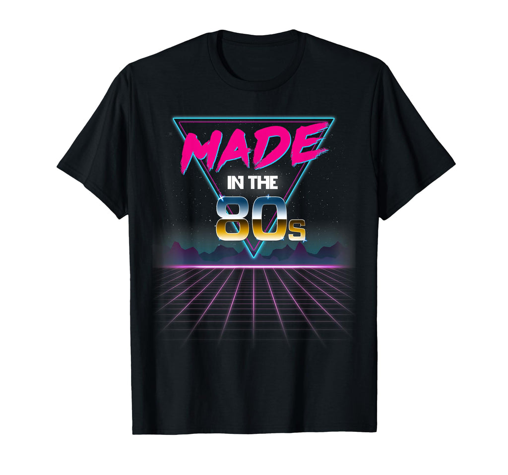Made 80S 80S Grid T-Shirt - Unique Graphic Men Women - T-Shirt, Sweatshirt, Hoodie