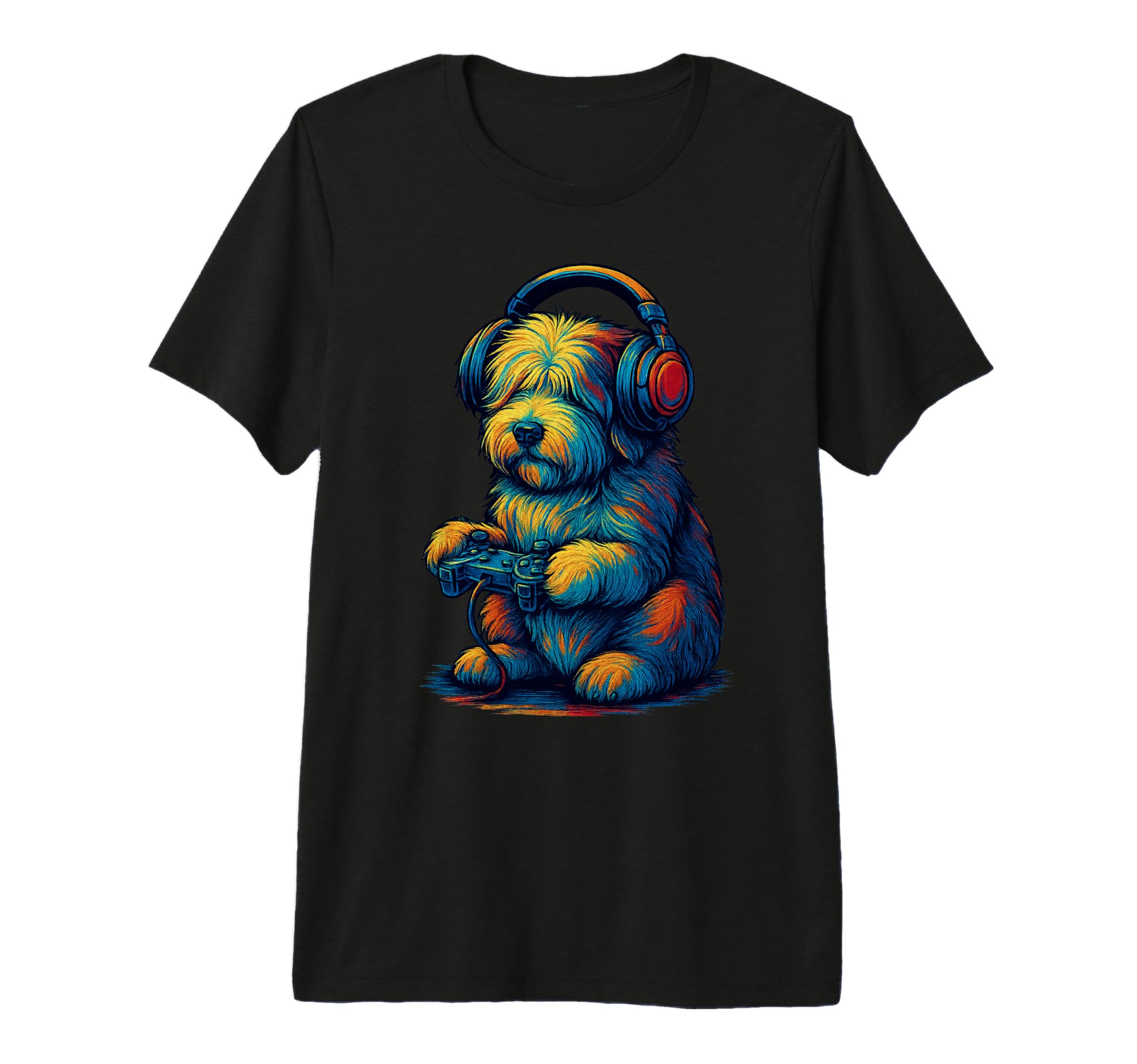 Old English Sheepdog Gamer Gaming T-Shirt - Streetwear Style for Adults - T-Shirt, Sweatshirt, Hoodie