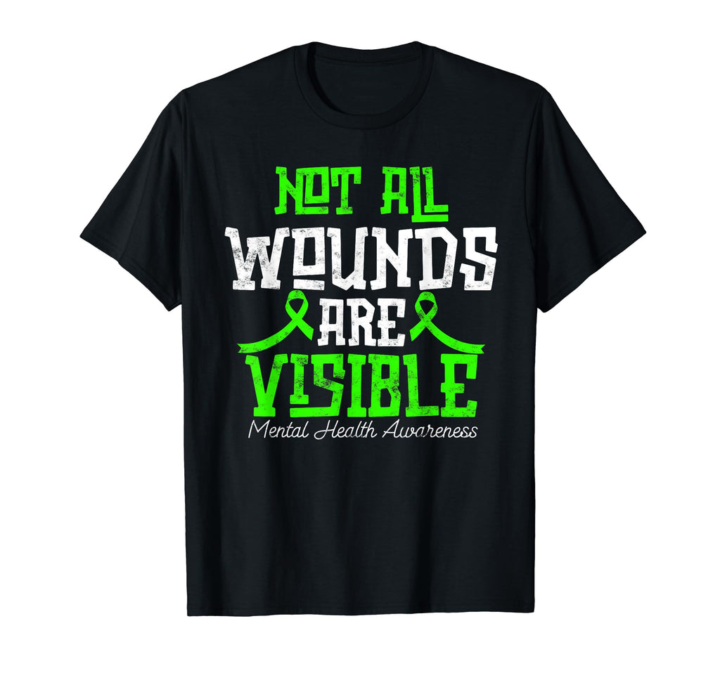 Not All Wounds Are Visible Awareness T-Shirt - Trendy Graphic Unisex - T-Shirt, Sweatshirt, Hoodie