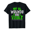 Not All Wounds Are Visible Awareness T-Shirt - Trendy Graphic Unisex - T-Shirt, Sweatshirt, Hoodie