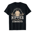 Hippies And Cowboys Cowgirls 70S T-Shirt - Custom Art Print Men Women - T-Shirt, Sweatshirt, Hoodie