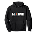 Home Is Where Record Player Is Music Hoodie - Streetwear Style for Adults - T-Shirt, Sweatshirt, Hoodie