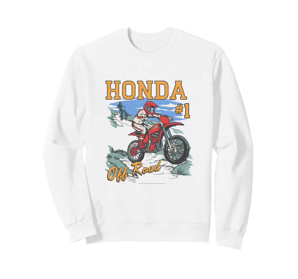 Honda Off Road Motorcycle Racing Sweatshirt - Custom Art Print Men Women - T-Shirt, Sweatshirt, Hoodie
