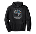 Colorful Rainbow Brain Neurodiversity Hoodie - Custom Art Print for Adults - T-Shirt, Sweatshirt, Hoodie