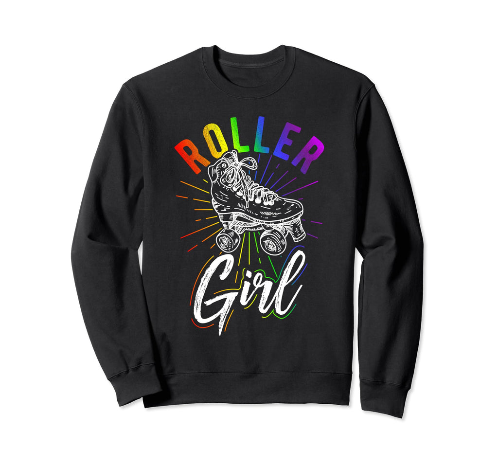 Roller Roller Skating Skating Sweatshirt - Aesthetic Graphic Men Women - T-Shirt, Sweatshirt, Hoodie