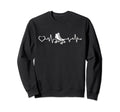 Roller Skater Roller Skating Heartbeat Sweatshirt - Novelty Apparel Unisex - T-Shirt, Sweatshirt, Hoodie