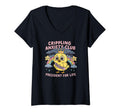 Womens Crippling Anxiety Club Funny T-Shirt - Custom Art Print Men Women - T-Shirt, Sweatshirt, Hoodie