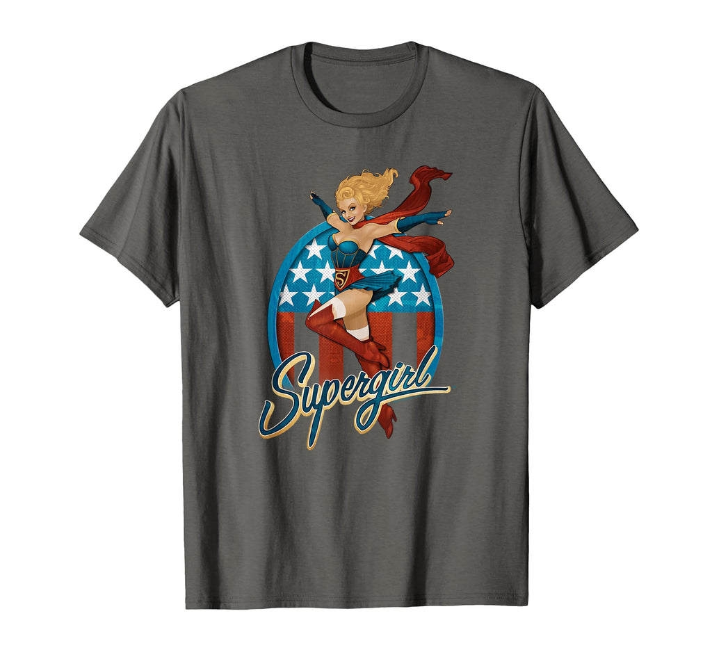 Supergirl Bombshell T-Shirt - Fun Novelty Design for Adults - T-Shirt, Sweatshirt, Hoodie