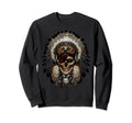 American Indian Skull Native Eagle Sweatshirt - Novelty Apparel for Adults - T-Shirt, Sweatshirt, Hoodie