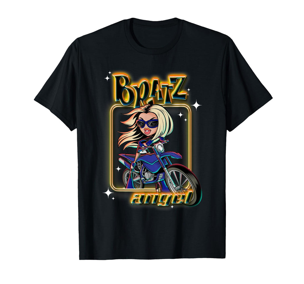 Bratz Angel Cloe Biker Sassy Portrait T-Shirt - Aesthetic Graphic Unisex - T-Shirt, Sweatshirt, Hoodie