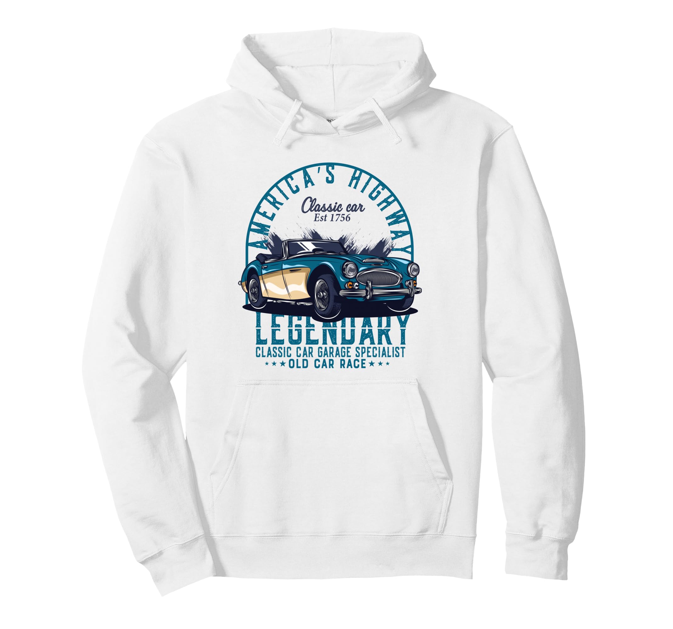 American Old 1756S Custom Car Hotrod Hoodie - Trendy Graphic Unisex - T-Shirt, Sweatshirt, Hoodie