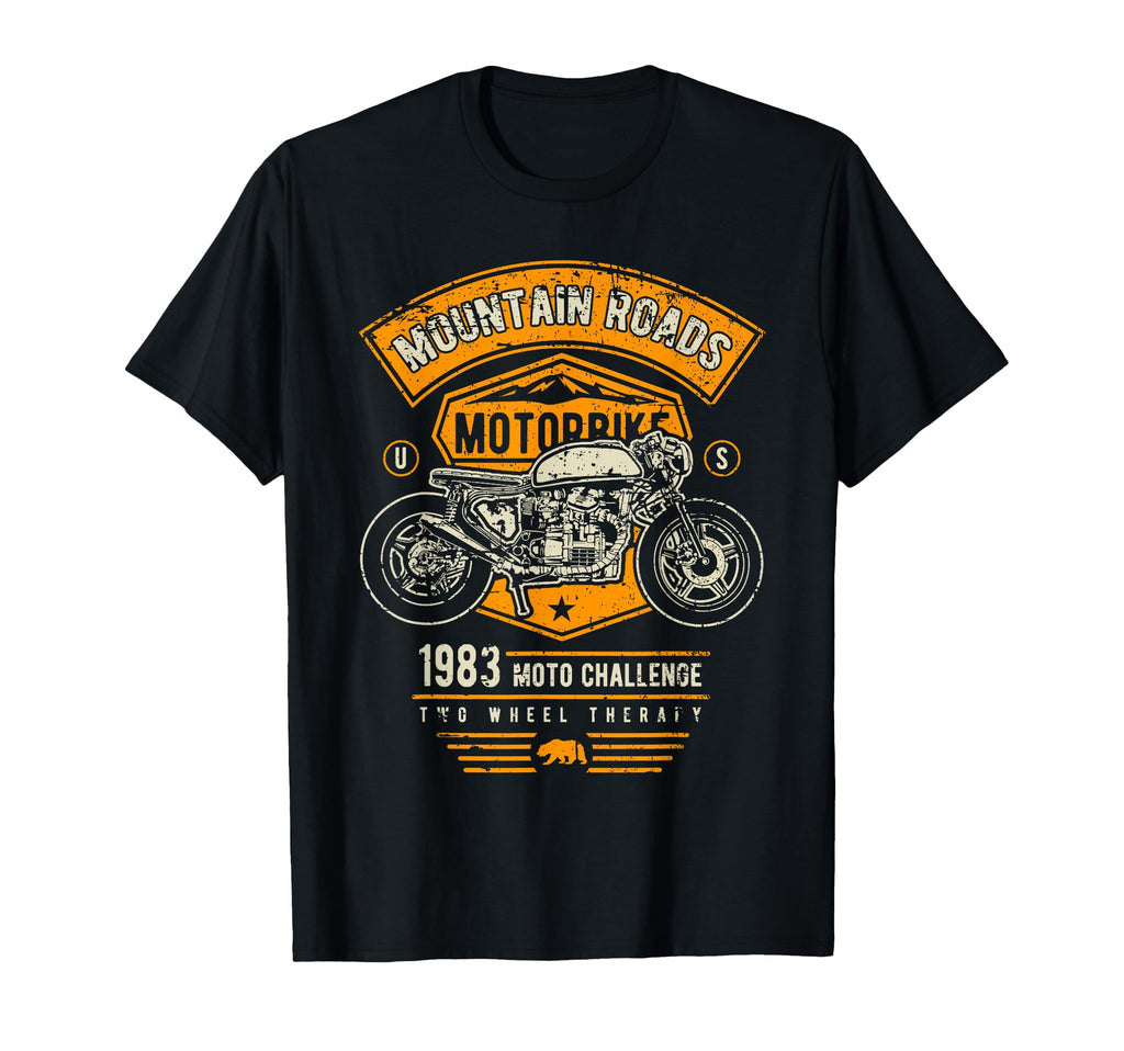 Mountain Roads Motorcycle Challenge T-Shirt - Trendy Graphic Unisex - T-Shirt, Sweatshirt, Hoodie