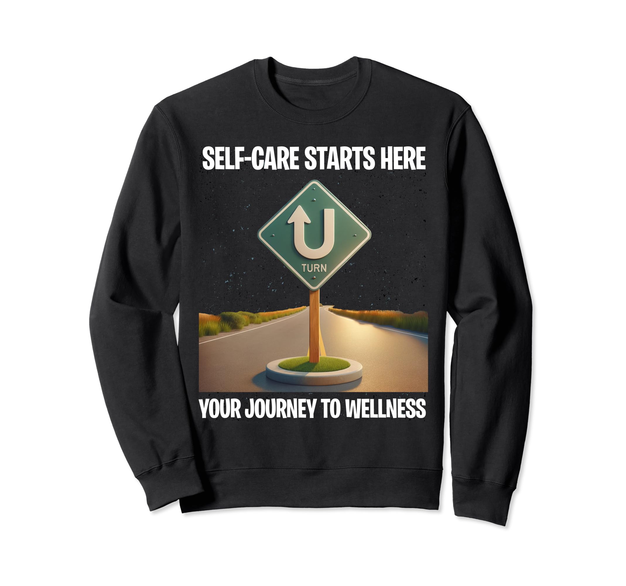 Self Care Starts Here Your Sweatshirt - Fun Novelty Design Men Women - T-Shirt, Sweatshirt, Hoodie