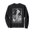 Overthinker Skeleton Tarot Card Sweatshirt - Streetwear Style Unisex - T-Shirt, Sweatshirt, Hoodie