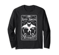 Mothman Tarot Card Antisocial Butterfly T-Shirt - Custom Art Print Unisex - T-Shirt, Sweatshirt, Hoodie