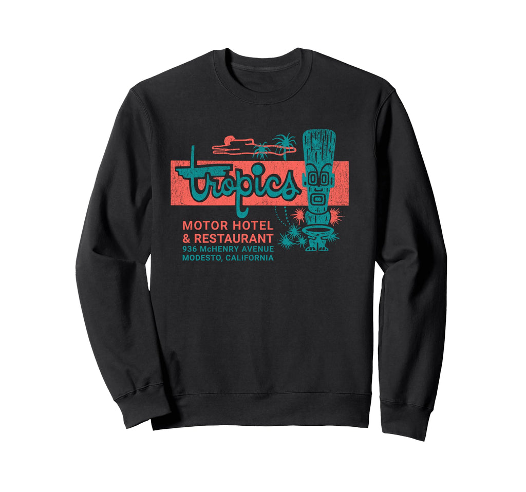 Hotel Matchbook Tropics Motor Hotel Sweatshirt - Minimalist Print Unisex - T-Shirt, Sweatshirt, Hoodie
