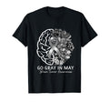 Brain Tumor Awareness Wear Gray May T-Shirt - Aesthetic Graphic for Adults - T-Shirt, Sweatshirt, Hoodie