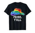 Pride Yall Gay Pride Lgbt Rainbow T-Shirt - Aesthetic Graphic for Adults - T-Shirt, Sweatshirt, Hoodie