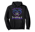 Suicide Prevention Teal Purple Memory Hoodie - Custom Art Print Men Women - T-Shirt, Sweatshirt, Hoodie