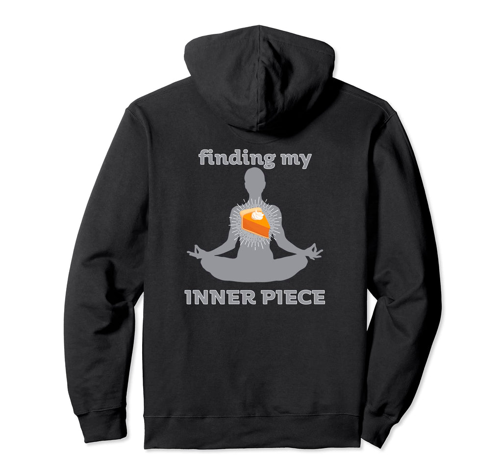 Finding My Inner Peace Yoga Pumpkin Hoodie - Streetwear Style for Adults - T-Shirt, Sweatshirt, Hoodie