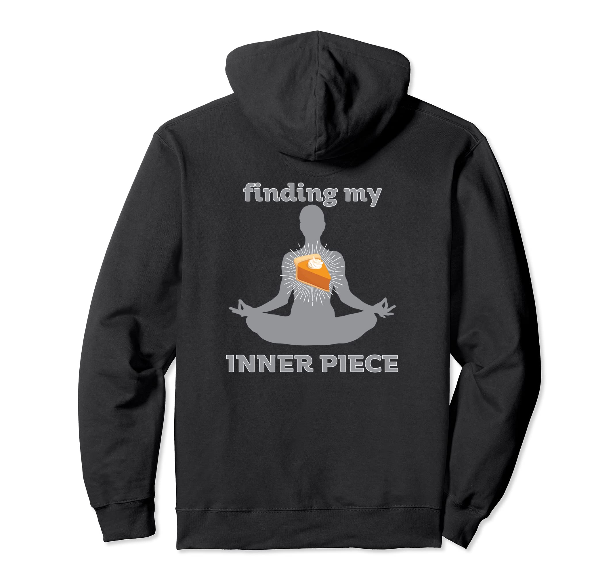 Finding My Inner Peace Yoga Pumpkin Hoodie - Streetwear Style for Adults - T-Shirt, Sweatshirt, Hoodie